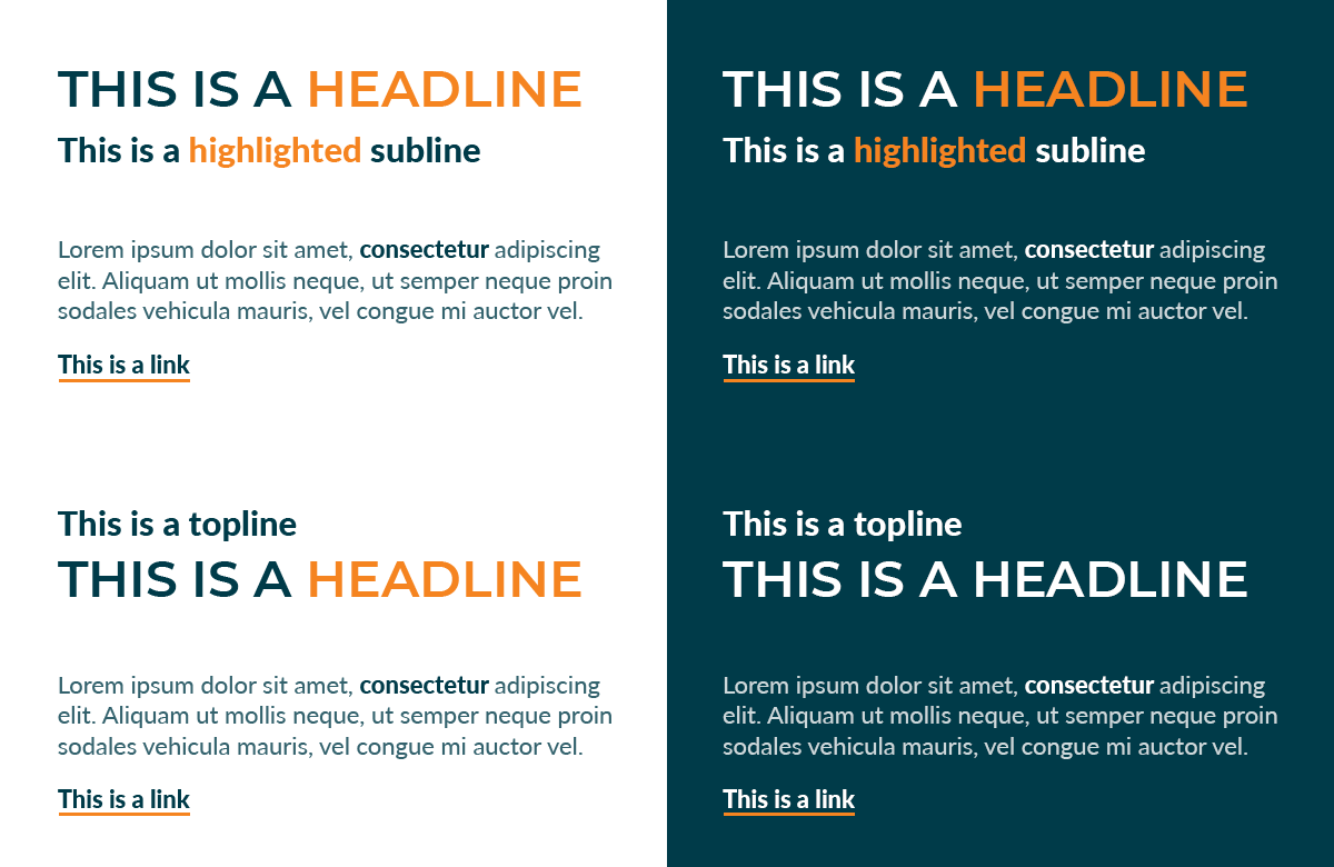 Brand guide: Examples